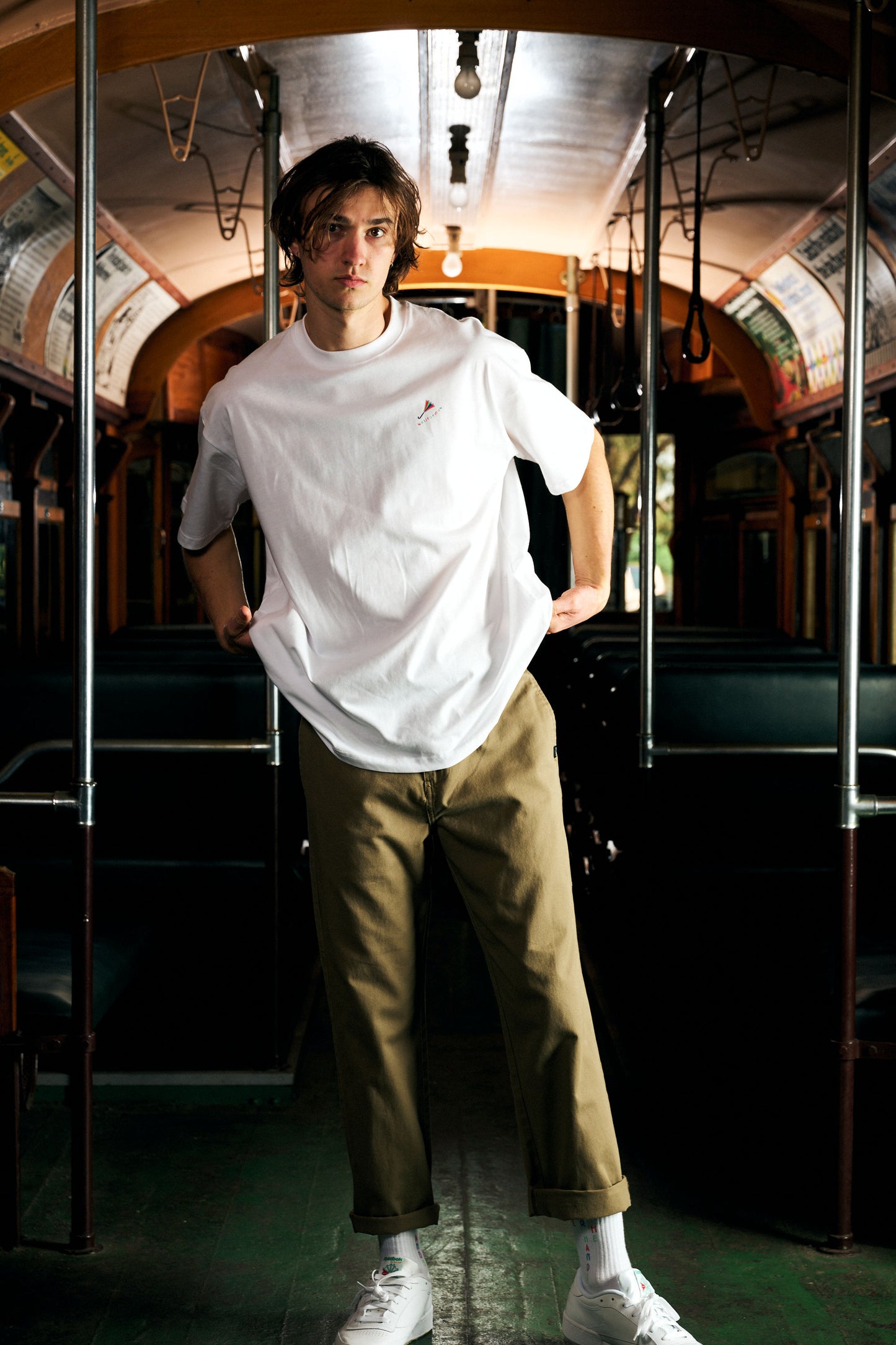 Oversized GnT pocket logo t-shirt