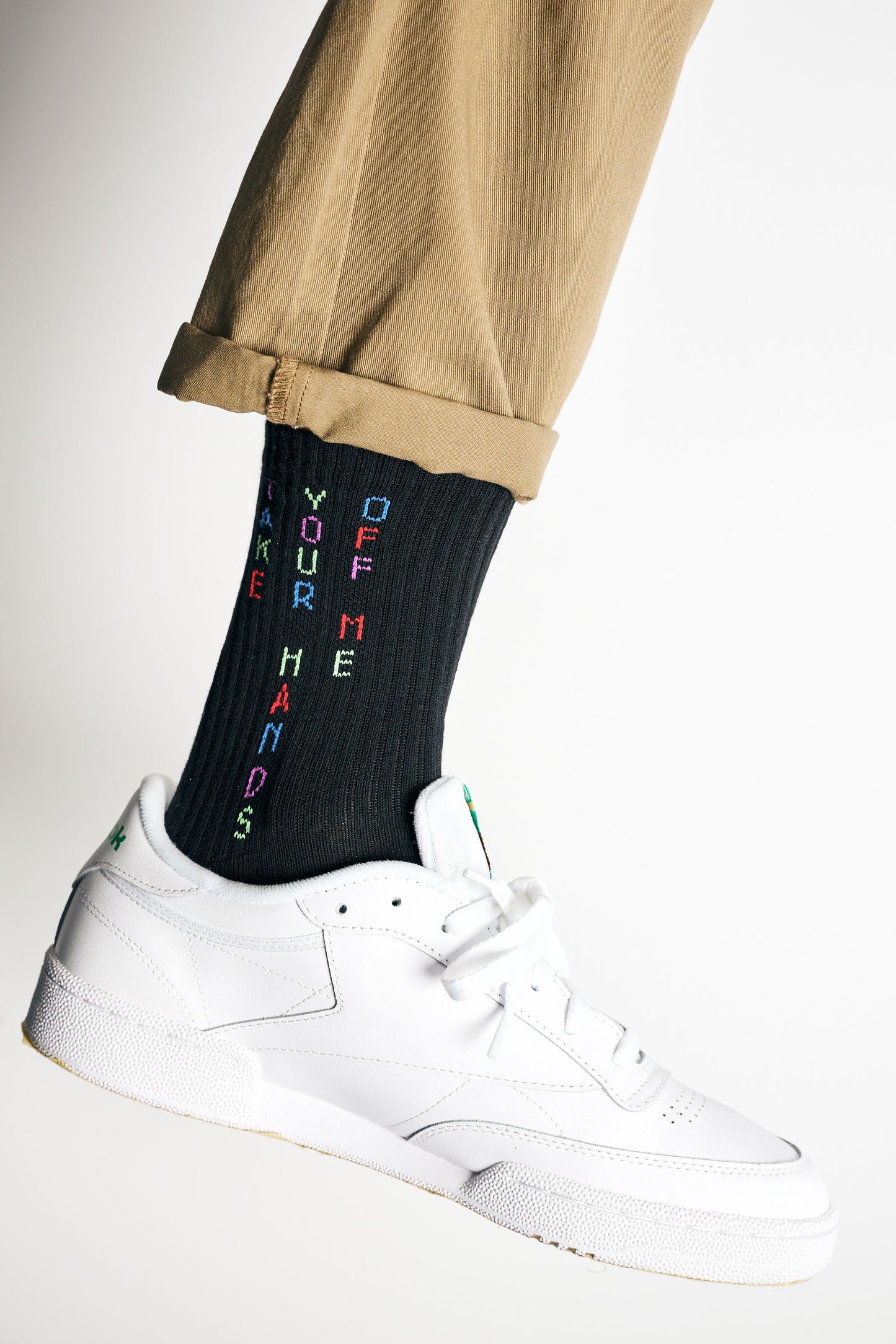 Wellformes Black Logo Sock